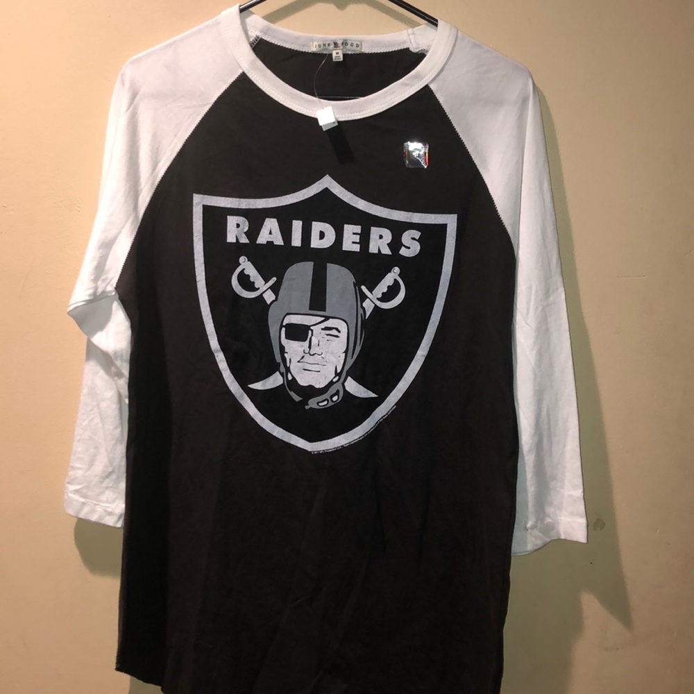 Raiders Raglan 3/4 sleeve tee